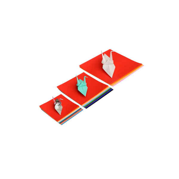 4103 – Origami Assortment, Small, 55 sheets: 3 1/2", 4 1/2" and 5 7/8" square - Image 2