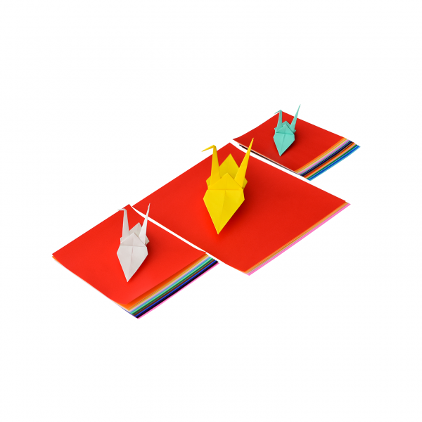 4104 – Origami Assortment, Medium, 55 sheets: 4 1/2", 5 7/8" and 8” square - Image 3