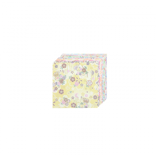 4337 – Yuzen Pastel: 10 sheets, assorted designs, 5 7/8”