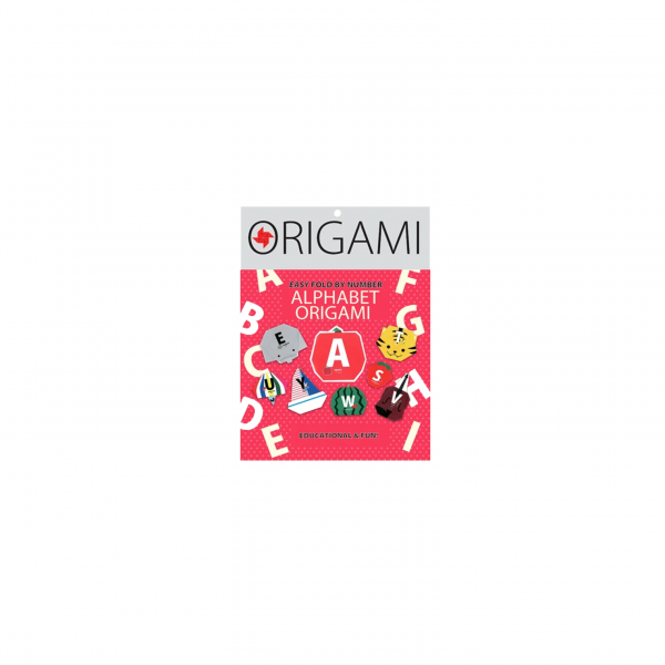 alphabet origami in packaging