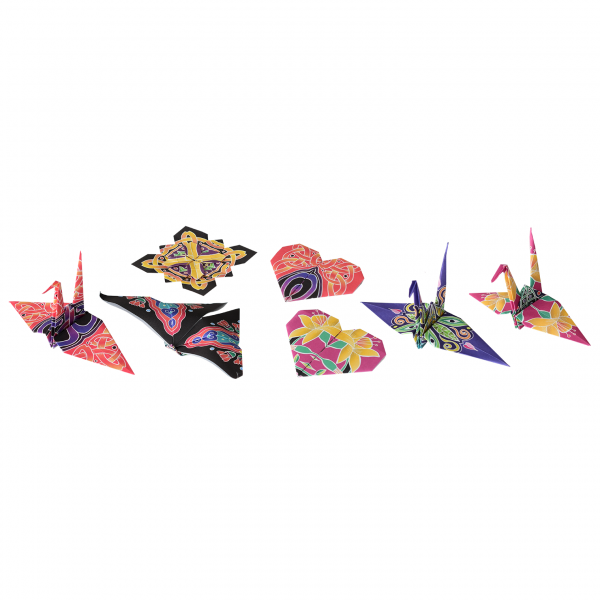4526 – Kaleidoscope Yuzen Florals, 24 sheets, 5 7/8" - Image 2