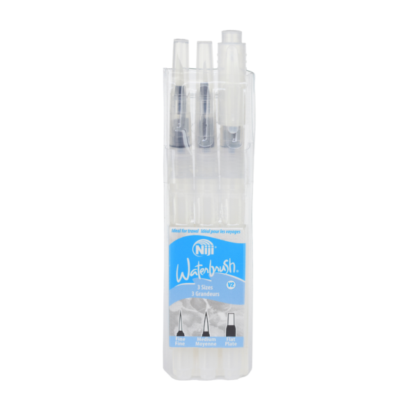 KWBV2 Niji Waterbrush V2 Value set in open packaging