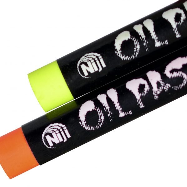 NOP6F - Niji® 6 Color Oil Pastel Set, Fluorescent Colors - Image 2