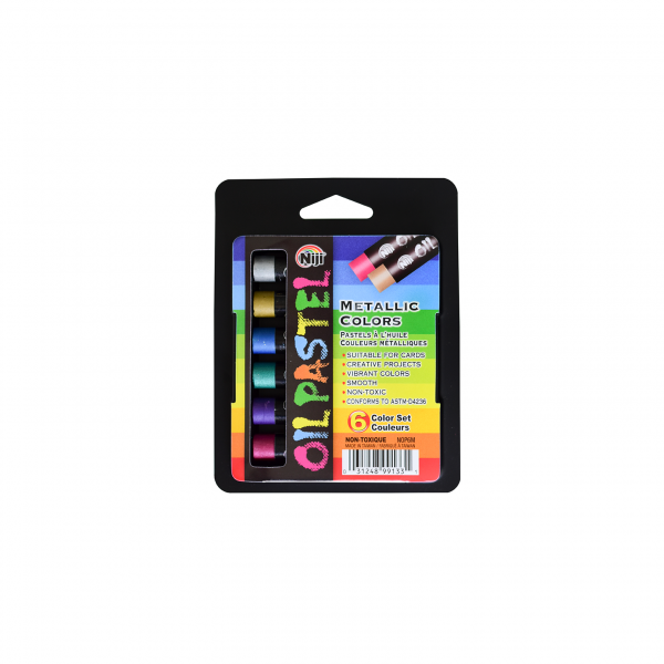 Niji metallic oil pastels in box