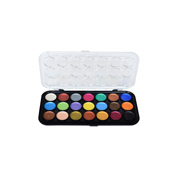 Review: Yasutomo Niji Pearlescent Watercolor 21- color set - The  Well-Appointed Desk