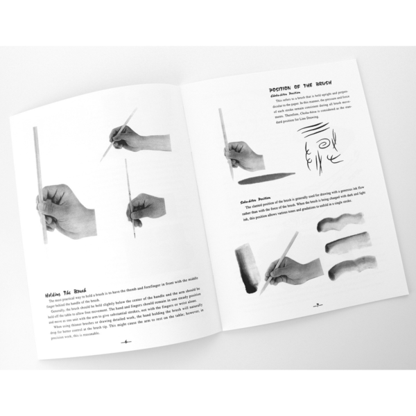 Pages inside of NS2 Sumi-E Instruction Book