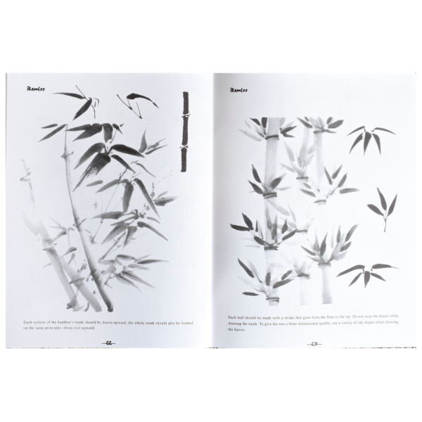Pages inside of NS2 Sumi-E Instruction Book