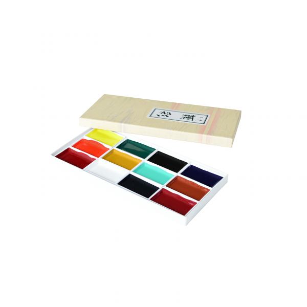 WC211 - Small Traditional Japanese Watercolor Set, small