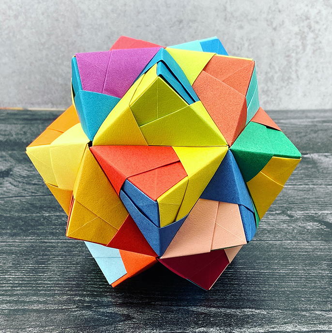 Origami Paper 6X6 40/Pkg-Colorwave - 762867012601