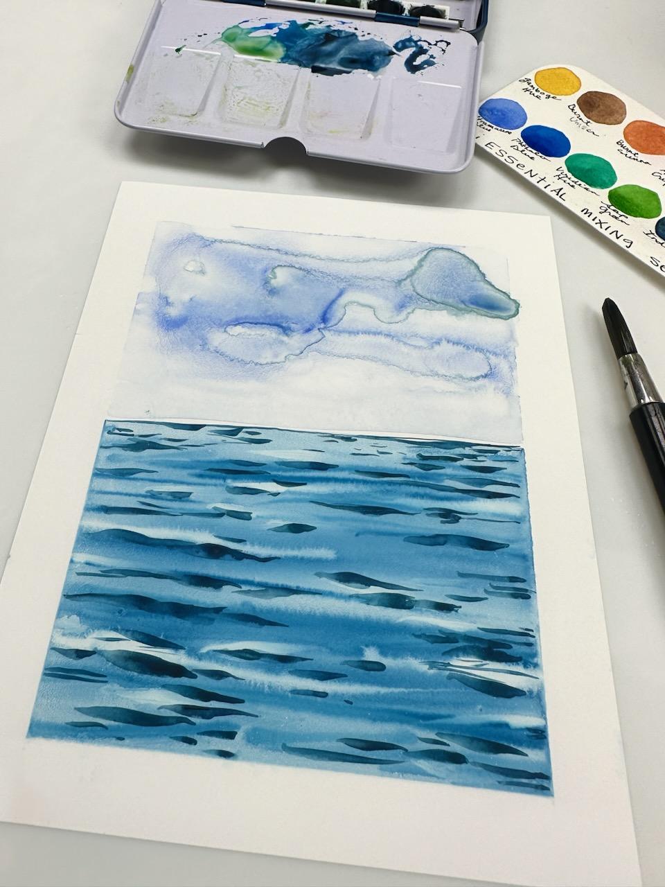 Yasutomo Sumi-e Watercolor Classical 6 Set