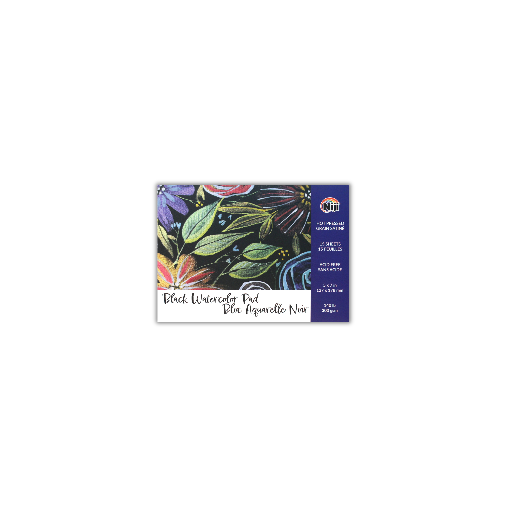 niji black watercolor paper pad
