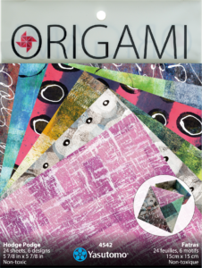 Hodge Podge Painted Papers origami in package