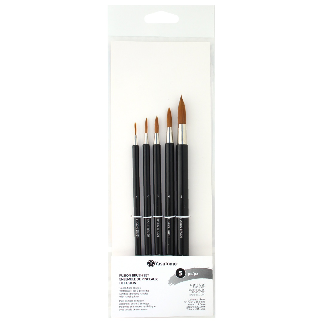 fusion brush set in packaging