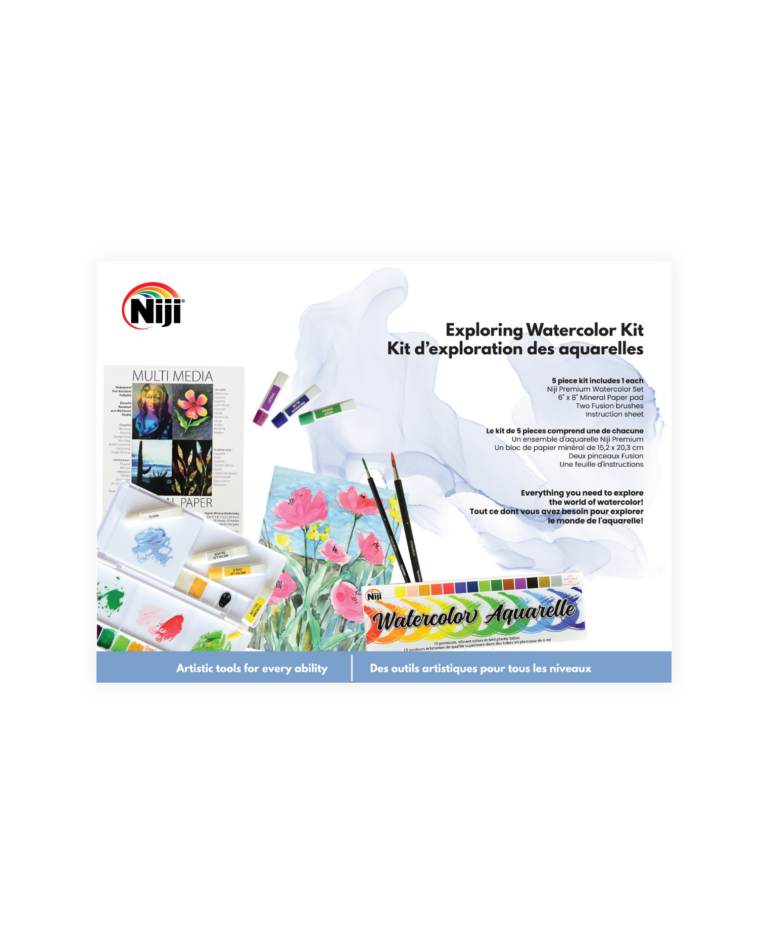 front view of the Exploring Watercolors Kit