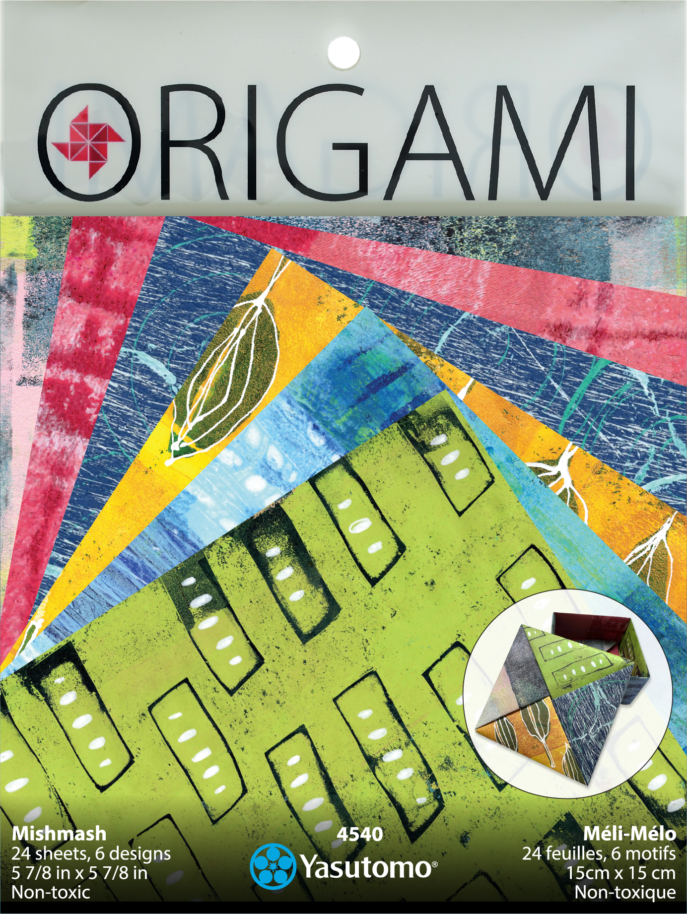 Mishmash Painted Papers origami in package