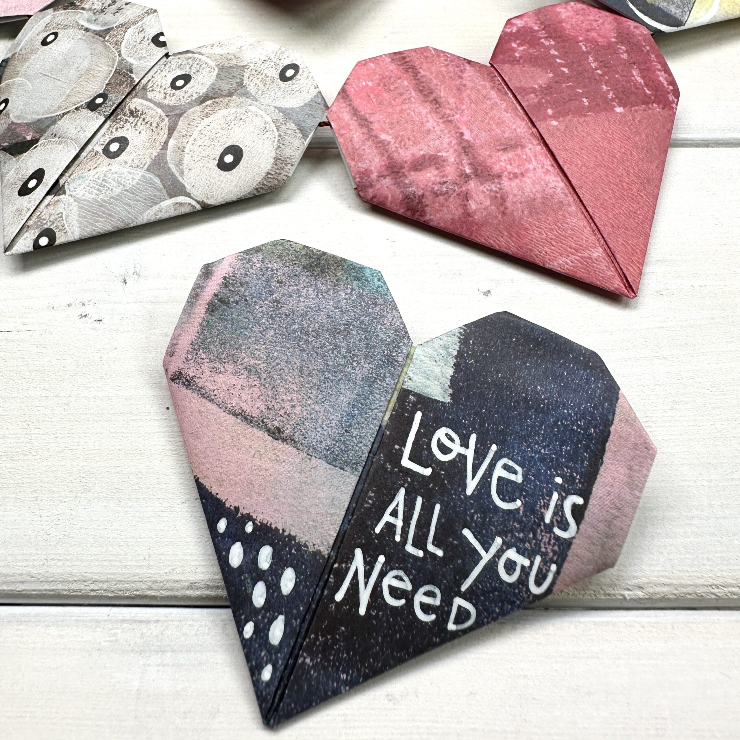 origami hearts
