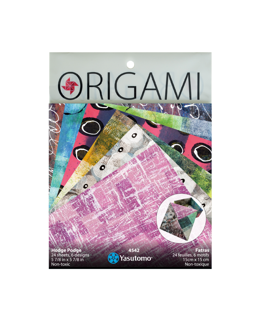 Hodge Podge Painted Papers origami in package