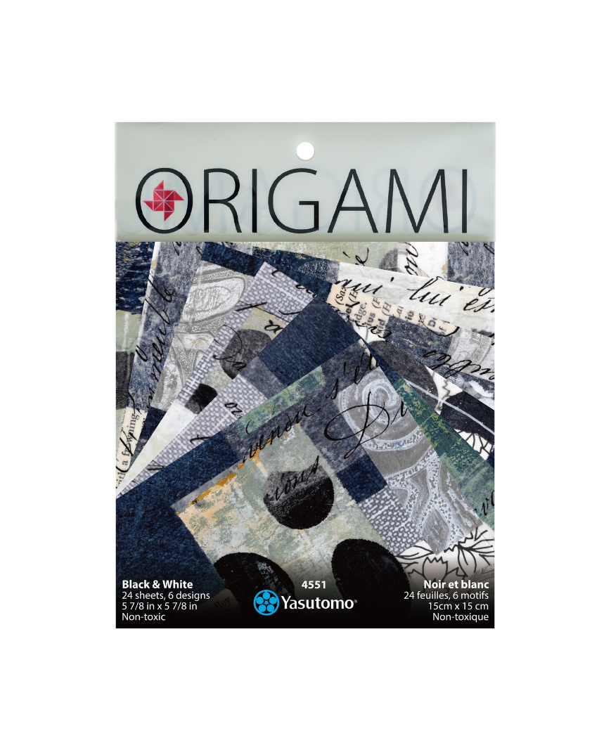 Black & White Collage Origami pack