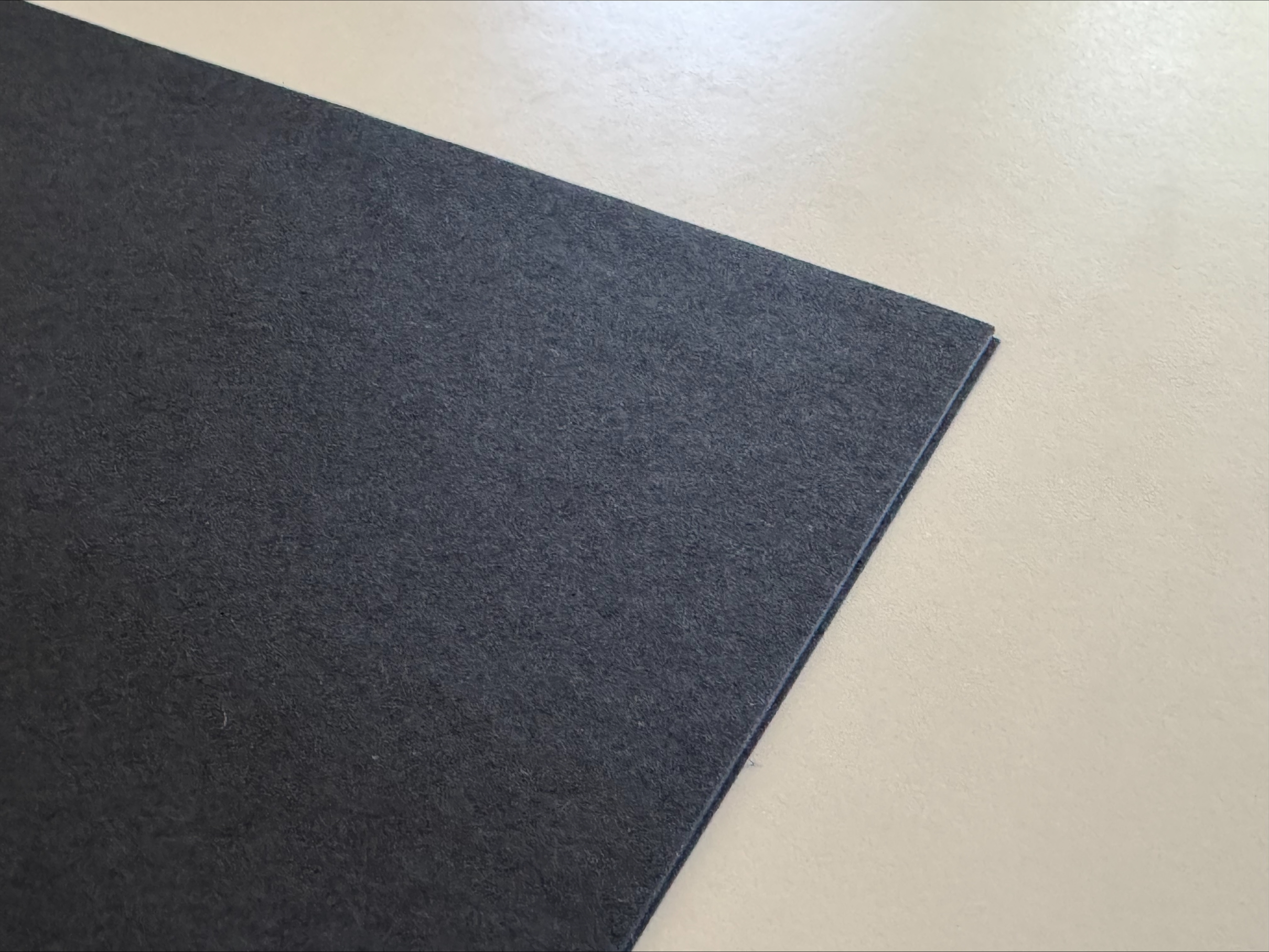 close up of black washi paper texture
