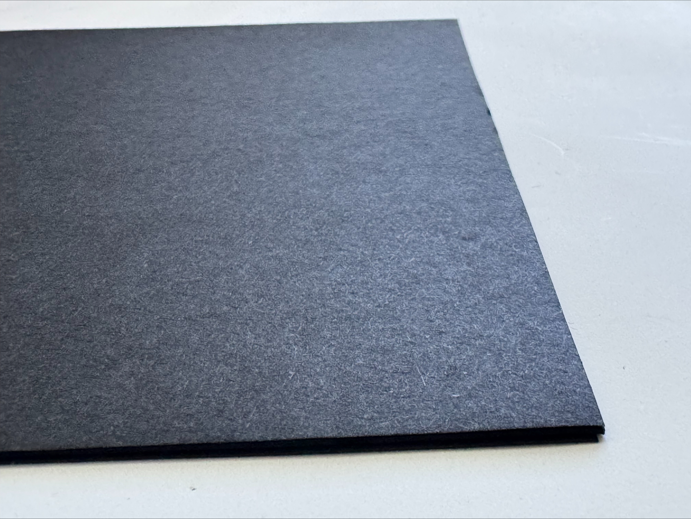 close up of black washi paper texture