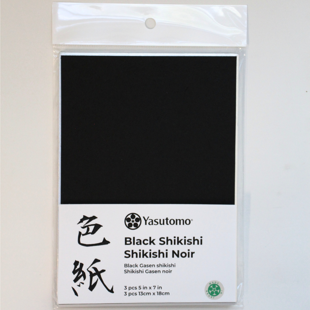 black shikishi boards in packaging