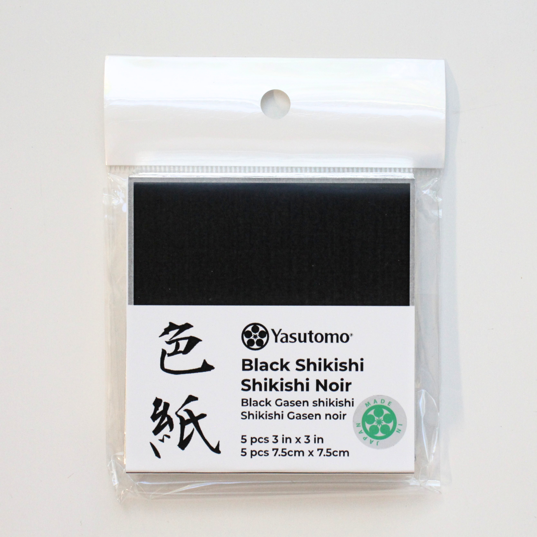 square black shikishi boards in packaging