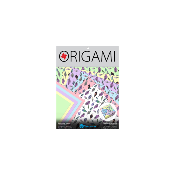 photo of watercolor origami paper in package